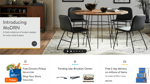 Walmart 'Introducing MoDRN' Carousel Ad